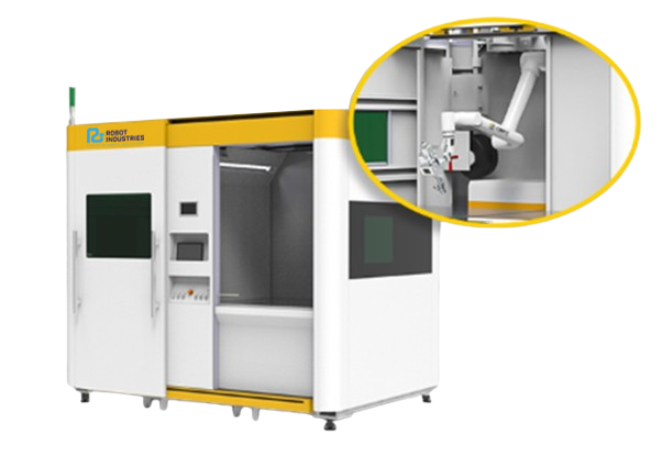 RI WD Collaborative closed dual welding station (hanging robot)