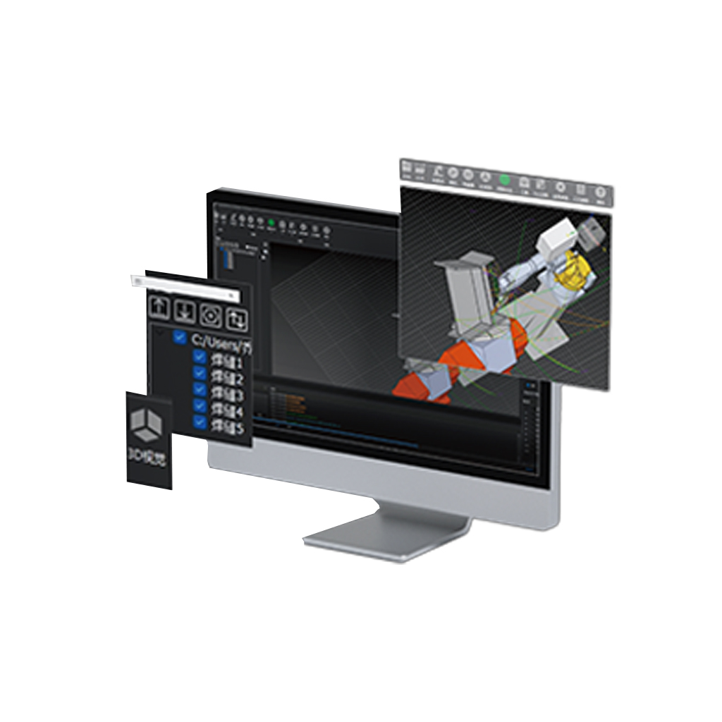 RI 3D CodeFree welding software - vision and laser teaching-free and tracking intelligent welding system